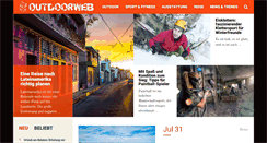 Desktop Screenshot of outdoorweb.de