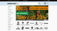 Desktop Screenshot of outdoorweb.cz