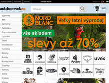 Tablet Screenshot of outdoorweb.cz